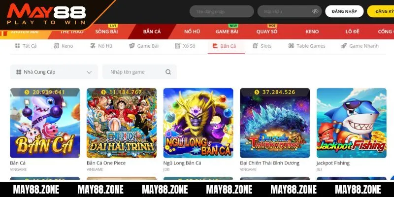 May88 - Nhà Cái Bóng Đá May88.com Chính Thức 19 Bắn Cá đổi thưởng đại dương