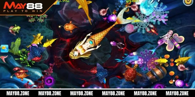 Game bắn cá ăn xu | Thoả sức bắn cá săn quà cùng MAY88 3 Ngắm bắn chính xác