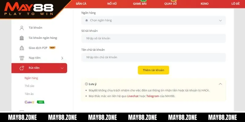 May88 - Nhà Cái Bóng Đá May88.com Chính Thức 11 Rút tiền MAY88