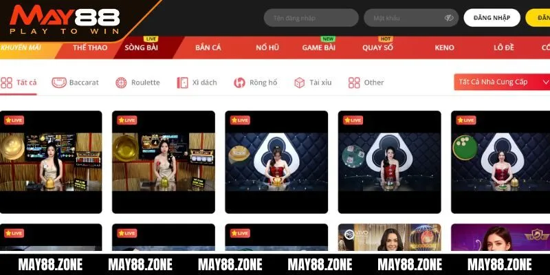 May88 - Nhà Cái Bóng Đá May88.com Chính Thức 20 Casino MAY88